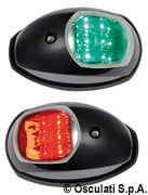 Evoled navigation lights black ABS left + right