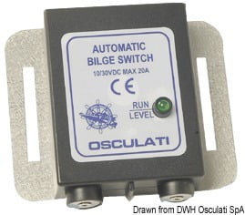 Automatic electronic switch f. bilge pumps