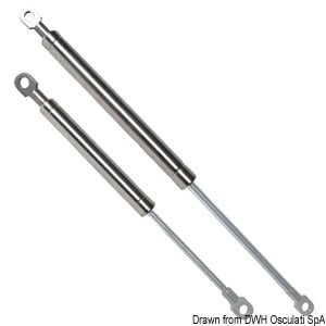 Gas spring AISI 316 600 mm 40 kg