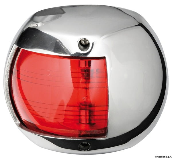 Compact 12 AISI 316/112.5° red navigation light