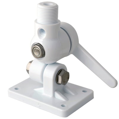 Four way solid nylon ratchet mount with hole HTC:3926.90.30.00 PF AC NBASE004